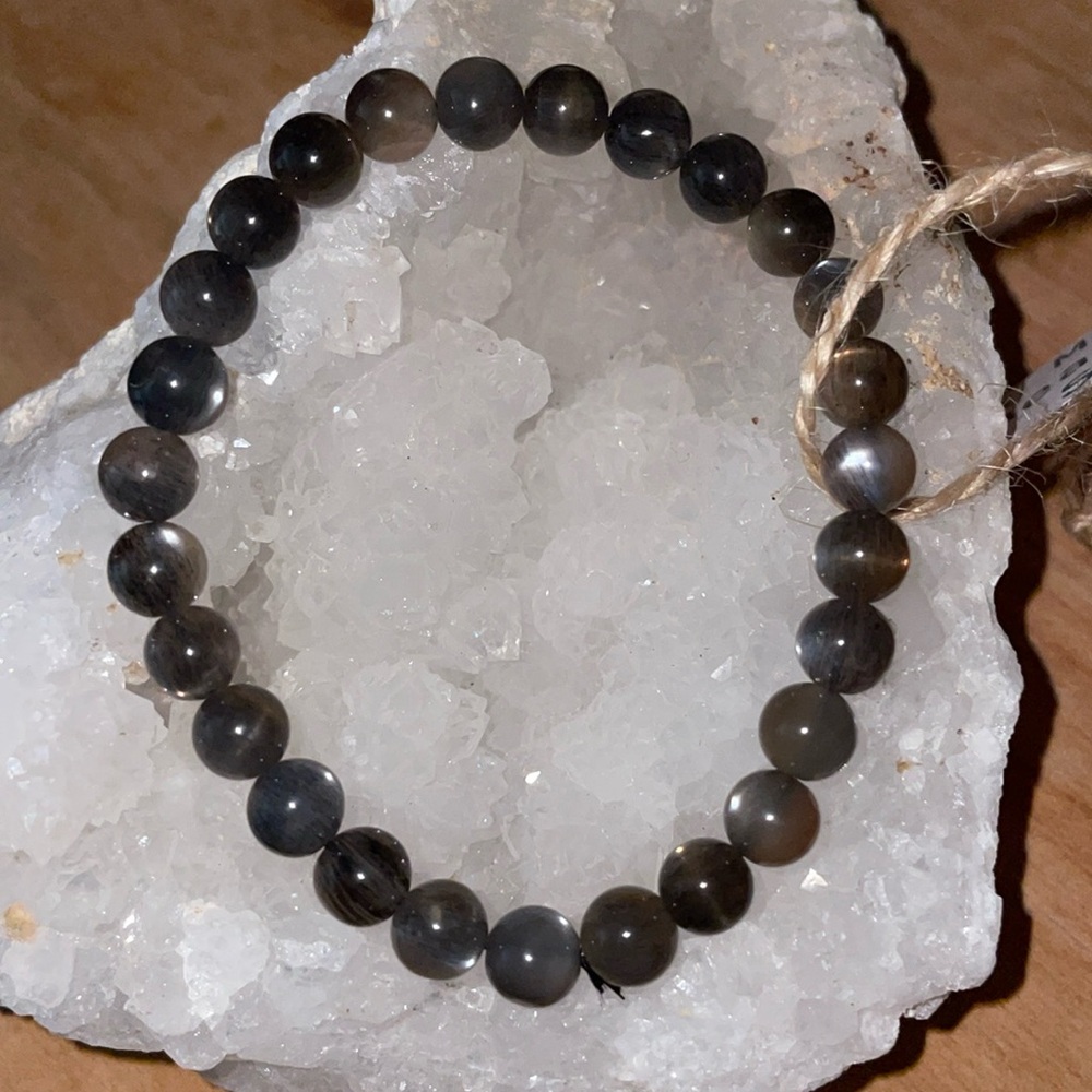 Black Moonstone Bracelet